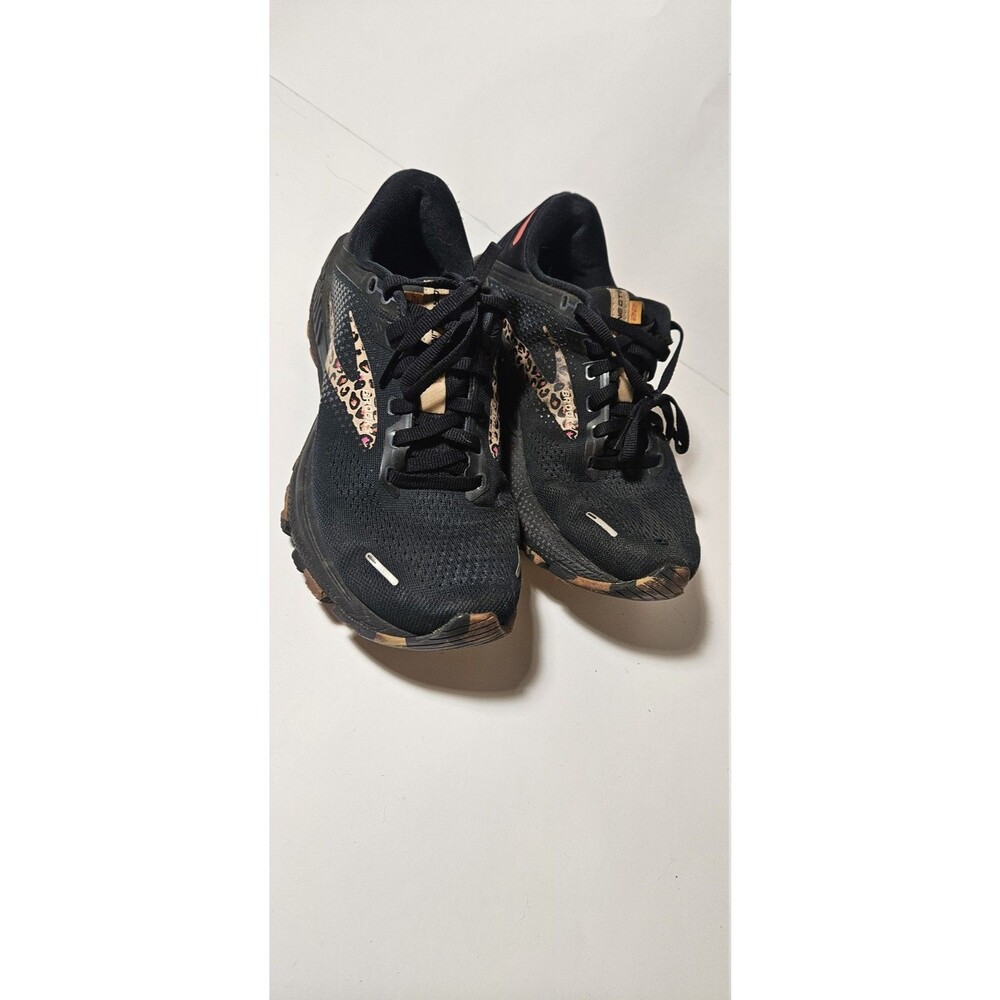 Brooks Adrenaline GTS 22 Black Leopard (Black/Ebony/Citrus) Size 8.5